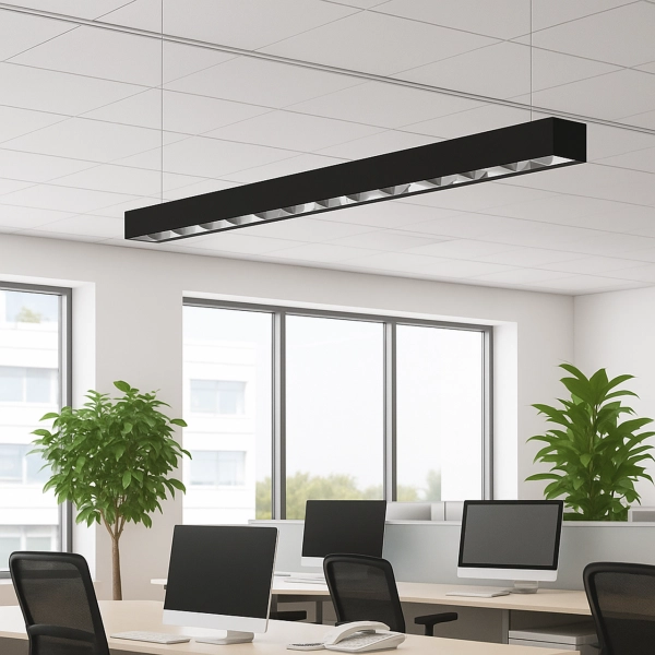LED Office Leuchte mit Raster 150cm