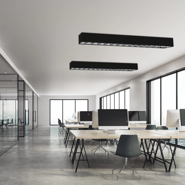 LED Office Leuchte mit Raster 150cm