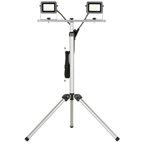 LED Arbeitsleuchte FLARE auf Stativ, 2x15W