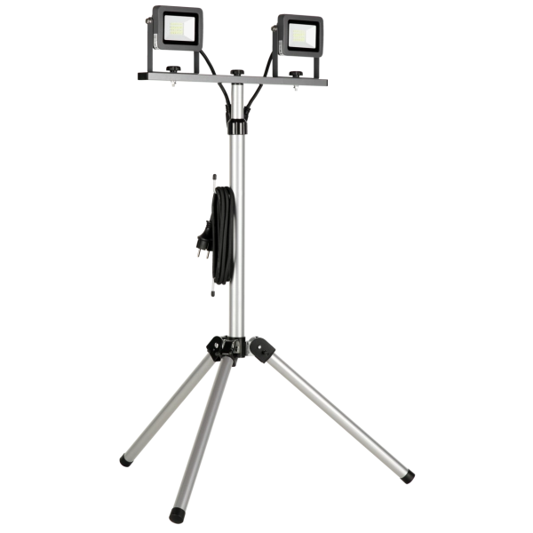 LED Arbeitsleuchte FLARE auf Stativ, 2x15W