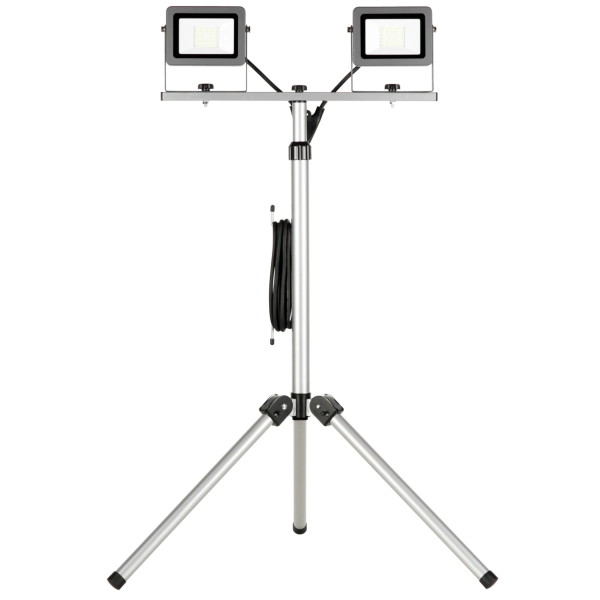 LED Arbeitsleuchte FLARE auf Stativ, 2x20W