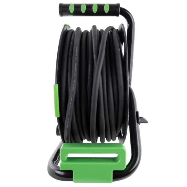 Kabeltrommel, Kunststoff, 4-fach, IP44, 25m