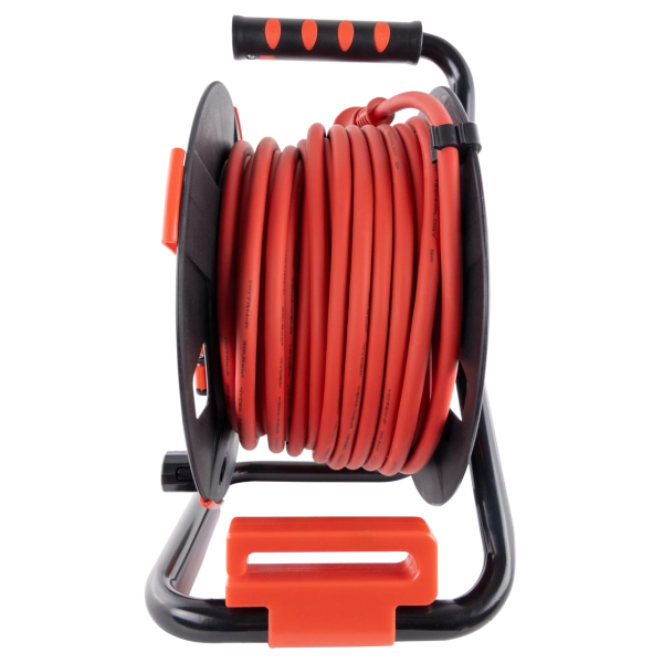 Kabeltrommel, Kunststoff, 4-fach, IP44, 25m