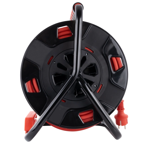 Kabeltrommel, Kunststoff, 4-fach, IP44, 40m