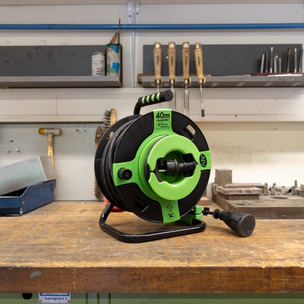 Gerätetrommel, Kunststoff, IP44, 40m