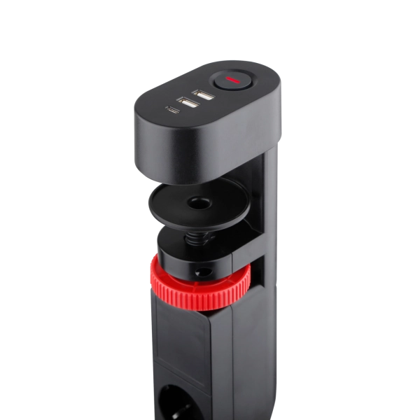 Steckdosenleiste 3-fach Schutzkontakt für Tischmontage