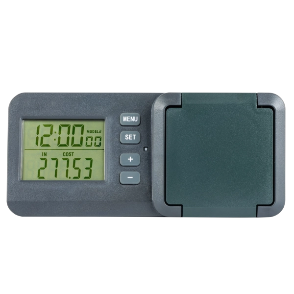 Energiekostenmessgerät LCD-Display IP44