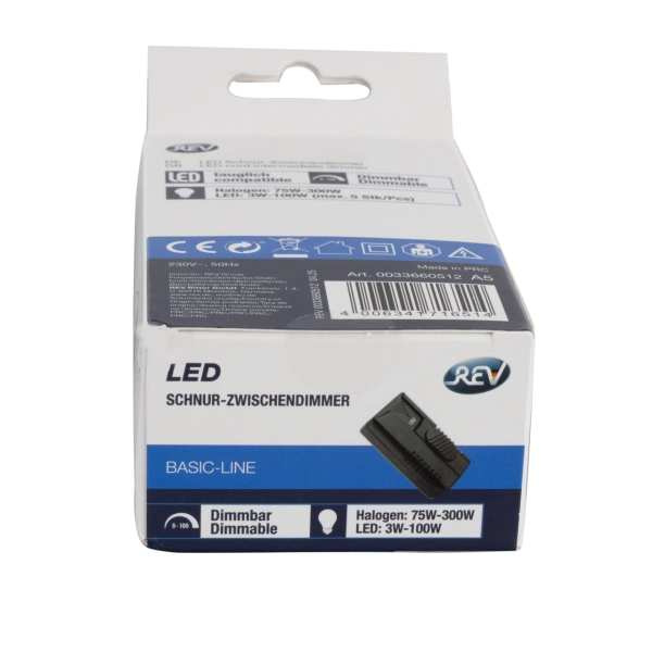 Schnur-Zwischendimmer LED, groß