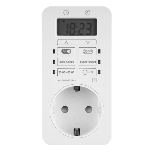 Zeitschaltuhr digital Easy+ als Zwischenstecker