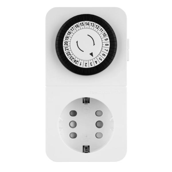 Zeitschaltuhr mit Combini-Stecksystem