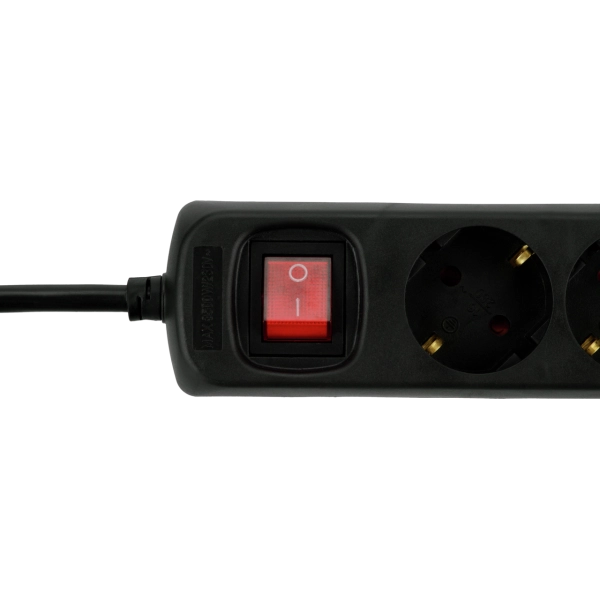 Steckdosenleiste Powersplit, 3+1-fach, 2m