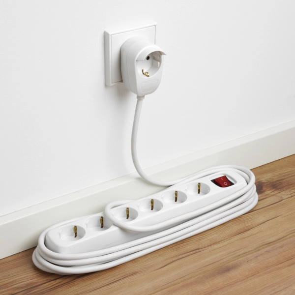 Steckdosenleiste Powersplit, 6+1-fach, 5m