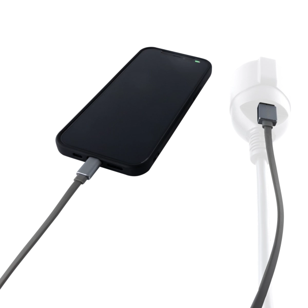 Schutzkontakt-Verlängerung mit USB Typ A 3m weiß