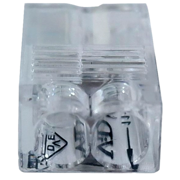 REV Compact-Verbindungsklemme 2-fach weiß 100 Stück