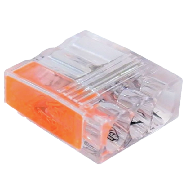 REV Compact-Verbindungsklemme 3-fach orange 100 Stück