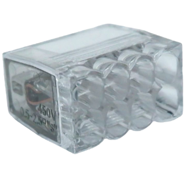 REV Compact-Verbindungsklemme 8-fach weiß 50 Stück