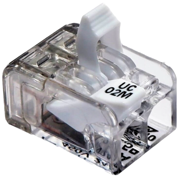 REV Verbindungsklemme mit Hebel 2-fach tr-ws 100 Stück