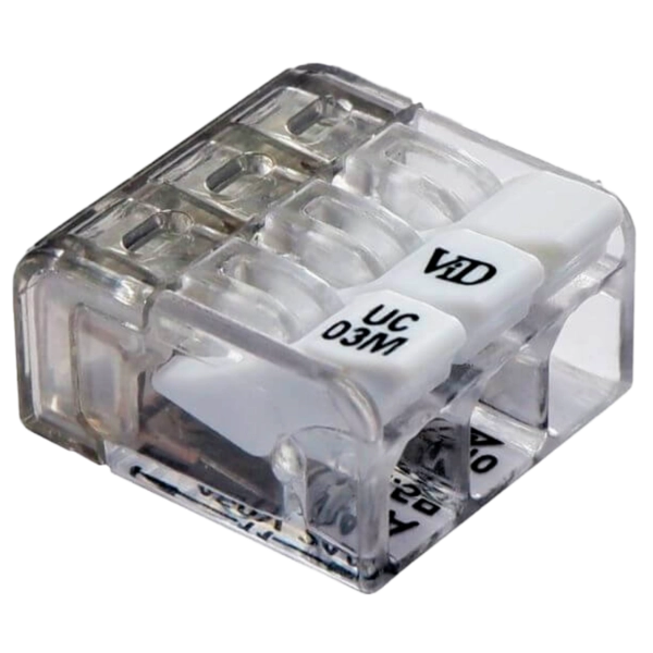 REV Verbindungsklemme mit Hebel 3-fach tr-ws 100 Stück