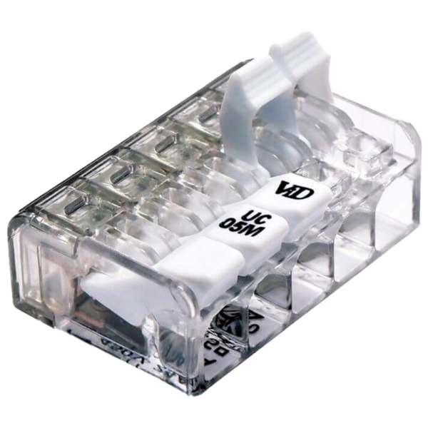 REV Verbindungsklemme mit Hebel 5-fach tr-ws 50 Stück