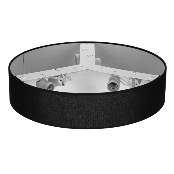 Deckenleuchte Vintage rund 50cm schwarz