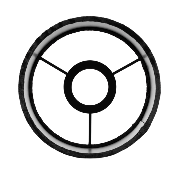 Lampenschirm Vintage schwarz Ø14cm