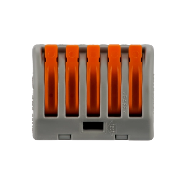 WAGO-Verbindungsklemme, 5-fach, 10 Stück