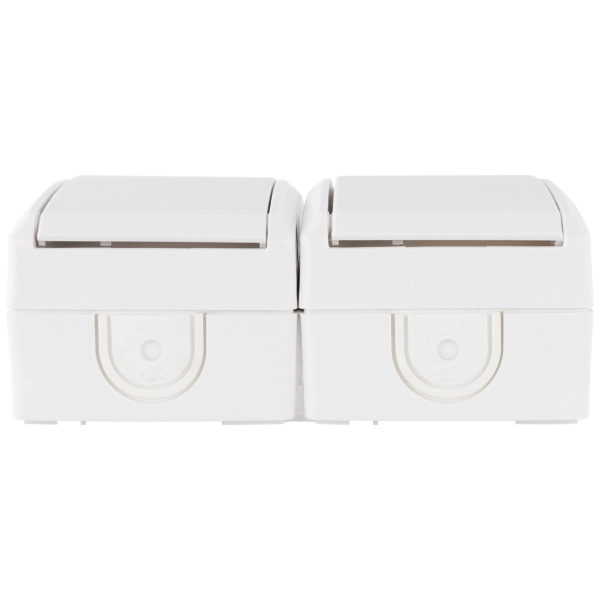 AquaForm, Steckdose 2-fach, Aufputz