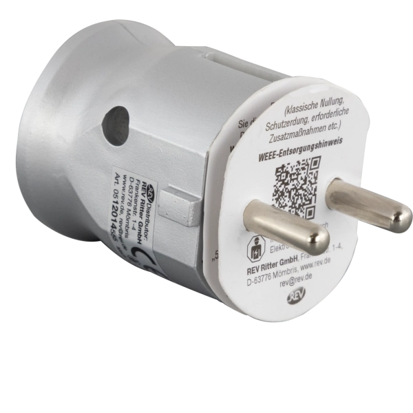 Schutzkontakt-Stecker, Kunststoff