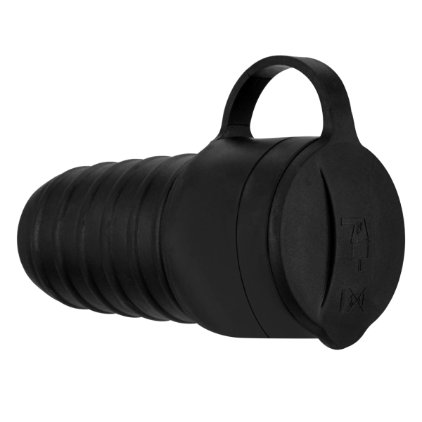 Schutzkontakt-Kupplung mit Deckel, Gummi