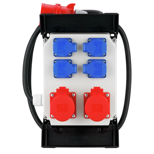 CEE-Steckdosenverteiler, 4+2-fach