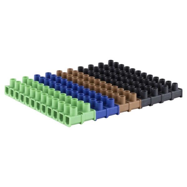Elastik-Dosenklemme, 1,5 - 4,0 mm², 12polig, 10 Stück