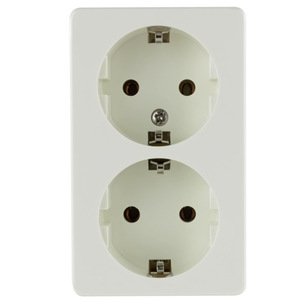 Standard AP, Schutzkontakt-Steckdose, 2-fach