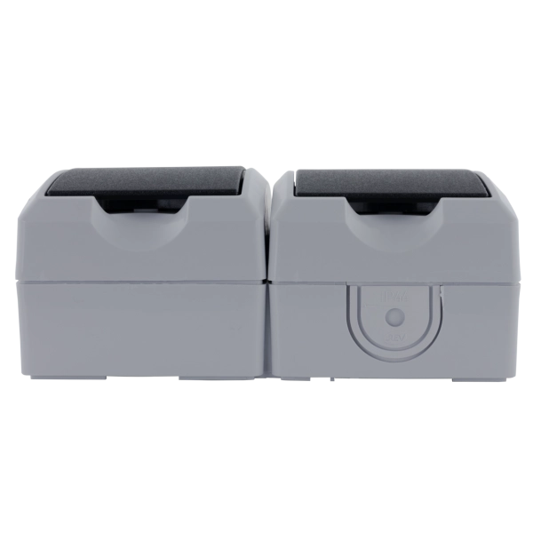 AquaForm, Steckdose 2-fach, Aufputz