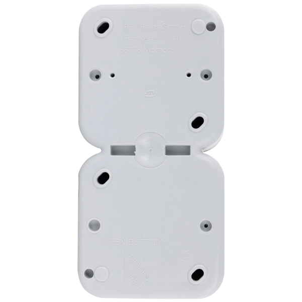 AquaTop, Aus-/Wechselschalter + Steckdose, Aufputz