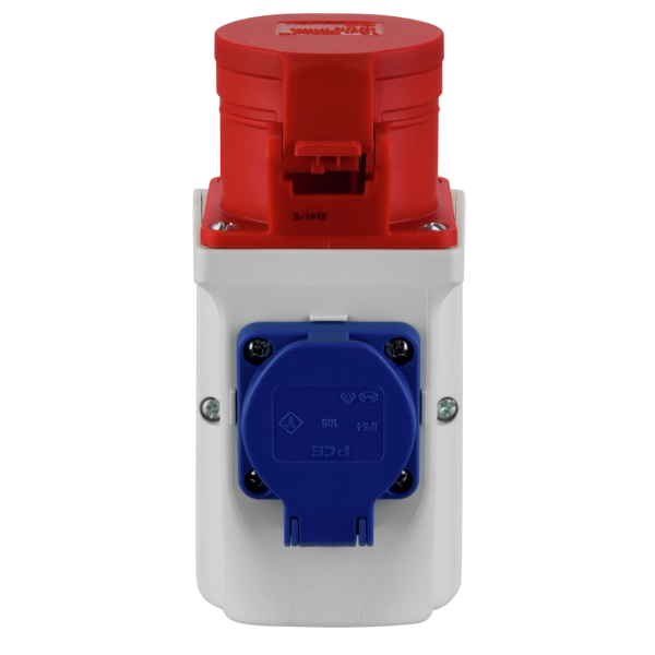 CEE-Kombi-Wandsteckdose, 16A