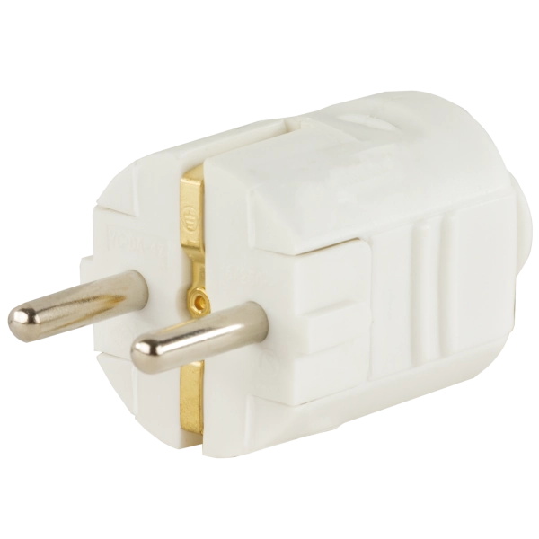Schutzkontakt-Stecker, Kunststoff