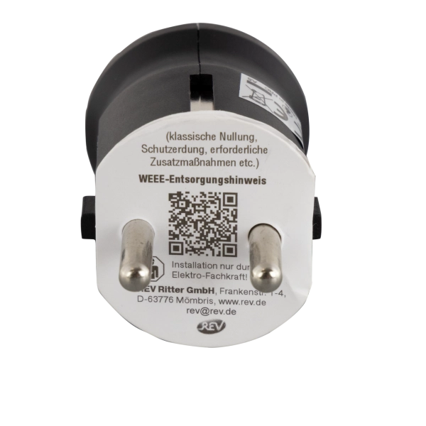 Schutzkontakt-Stecker, Kunststoff