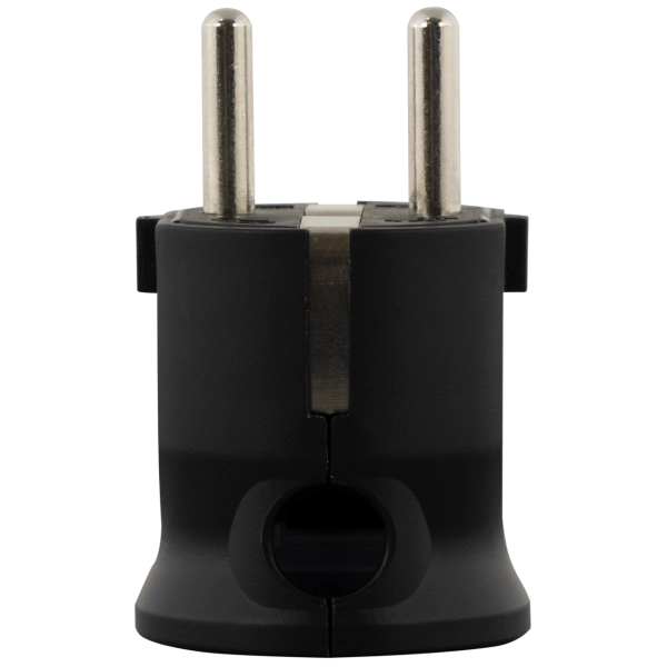 Schutzkontakt-Winkelstecker, Kunststoff