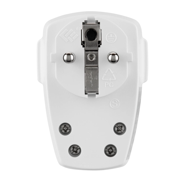 Schutzkontakt-Stecker mit Schalter