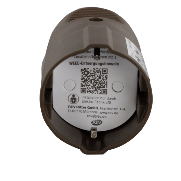 Schutzkontakt-Kupplung, Kunststoff