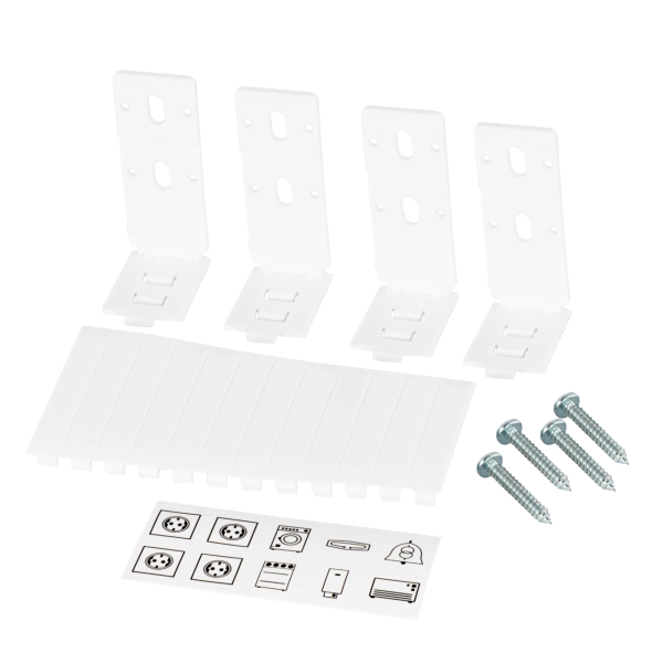 Kleinverteilung mit Tür Unterputz 3-reihig 36 Teilungen
